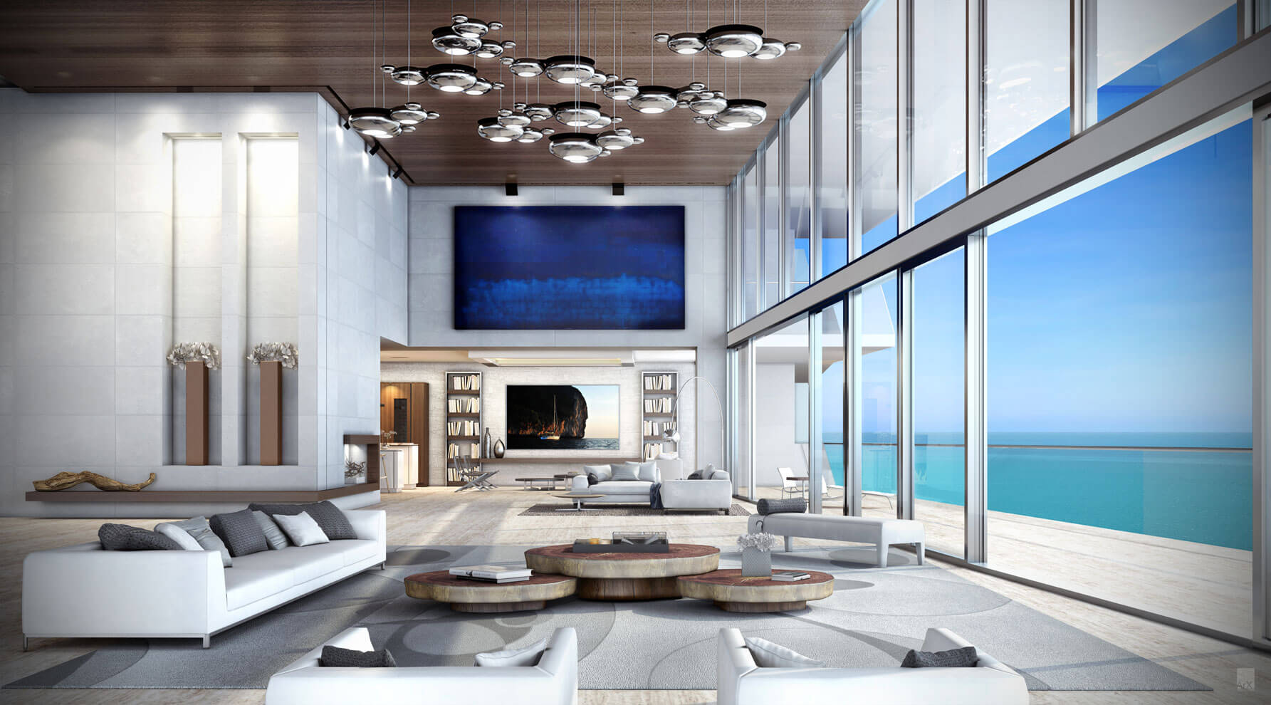 Turnberry Ocean Club Residences Living Room