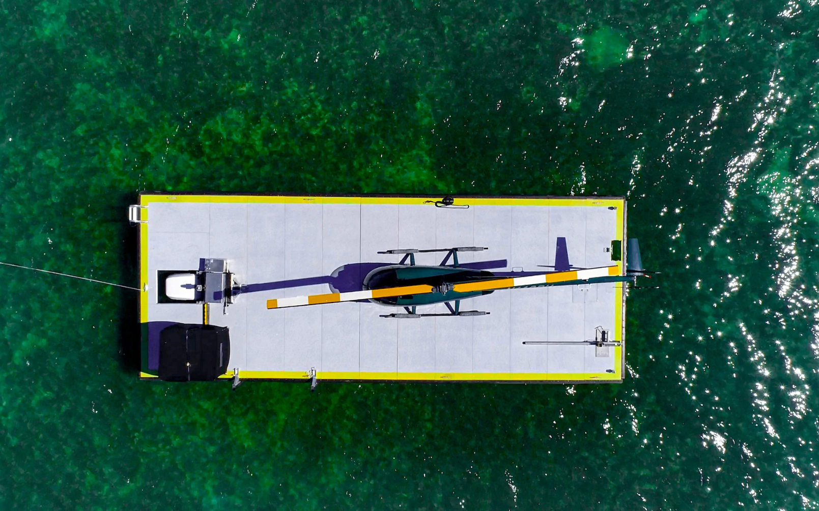 Helicopter to carry drones